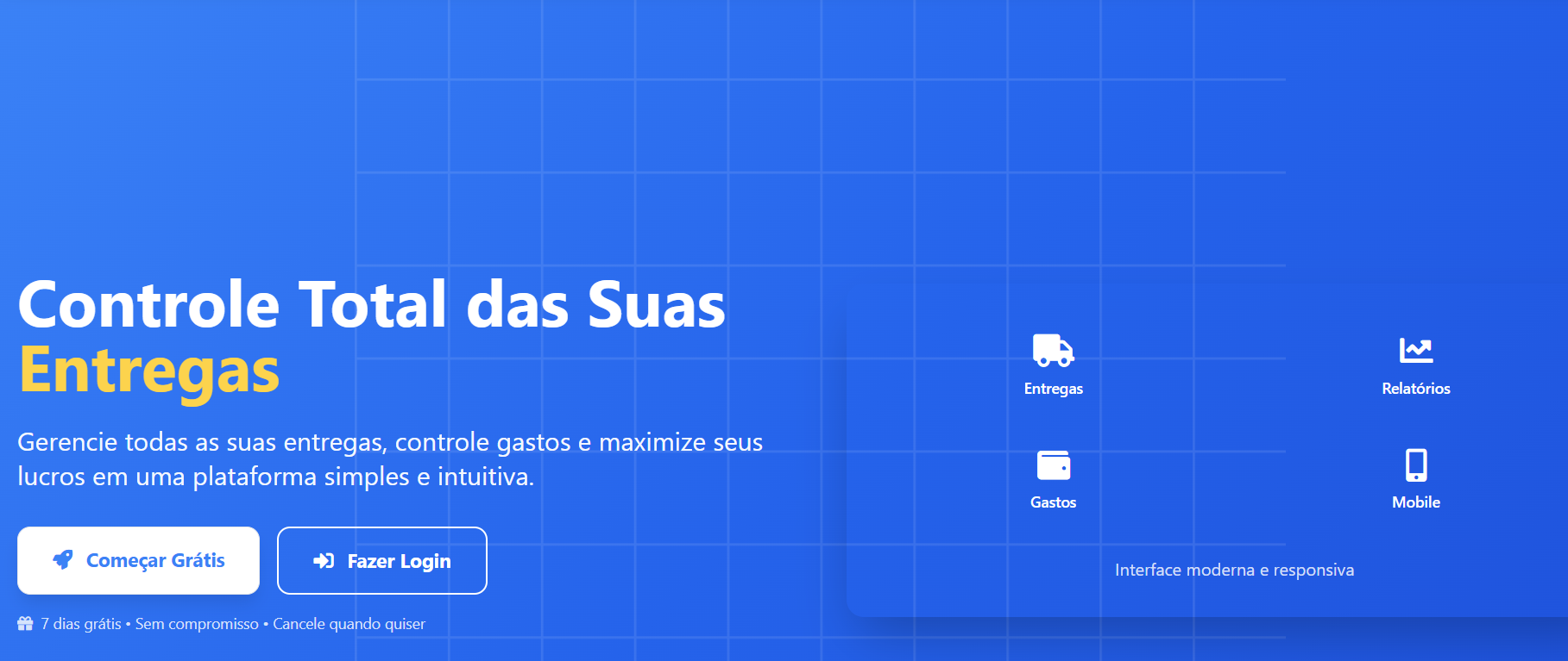 Sistema de Acompanhamento de Entregas